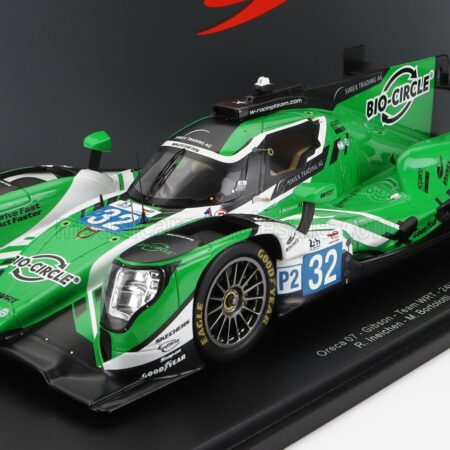 SPARK-MODEL 1/18 ORECA | GIBSON 07 GK428 4.2L V8 TEAM WRT N 32 24h LE MANS 2022 R.INEICHEN - M.BORTOLOTTI - D.VANTHOOR - CON VETRINA - WITH SHOWCASE - SPECIAL BOX | GREEN WHITE