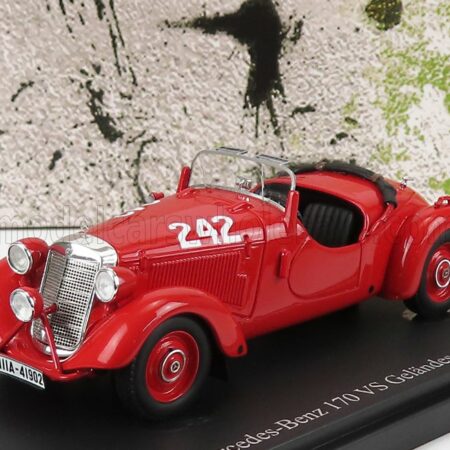 AUTOCULT 1/43 MERCEDES BENZ | 170 VS GELANDESPORTROADSTER N 242 GERMANY 1938 | RED