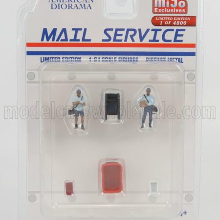 AMERICAN DIORAMA 1/64 ACCESSORIES | SET MAIL SERVICE - 2X FIGURE | VARIOUS