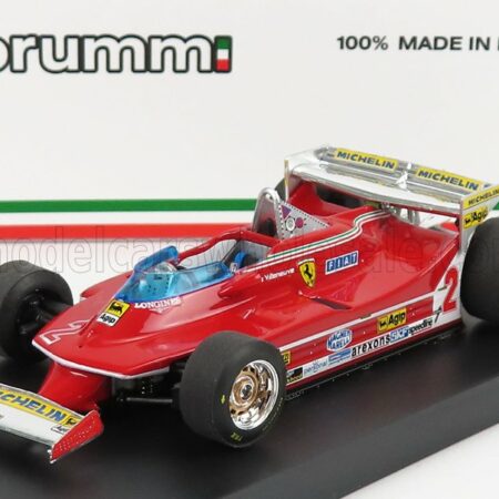 BRUMM 1/43 FERRARI | F1  312T5 N 2 MONACO GP 1980 GILLES VILLENEUVE | RED