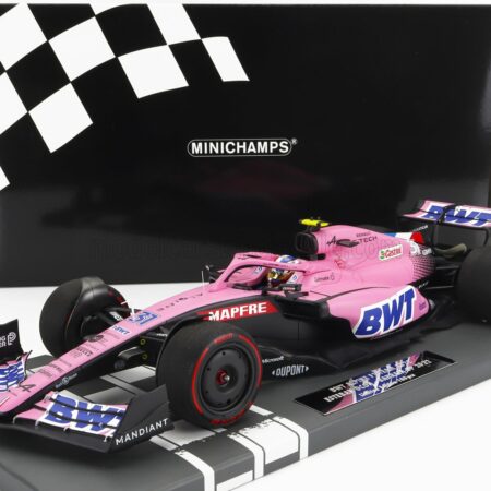 MINICHAMPS 1/18 ALPINE | F1 A522 TEAM ALPINE BWT N 31 7th BAHRAIN GP 2022 ESTEBAN OCON | PINK