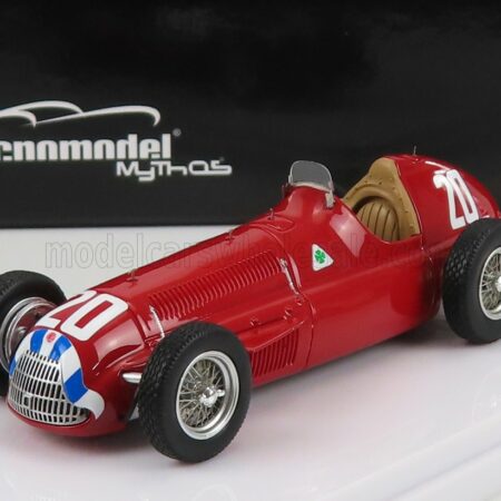 TECNOMODEL 1/43 ALFA ROMEO | F1  ALFETTA 159 N 20 3rd SPAIN GP 1951 GIUSEPPE (NINO) FARINA | RED