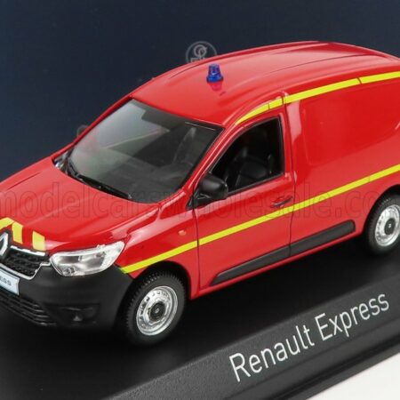 NOREV 1/43 RENAULT | EXPRESS VAN SAPEURS POMPIERS 2021 | RED YELLOW