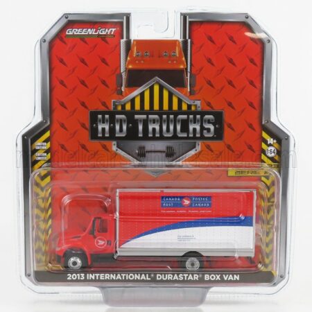 GREENLIGHT 1/64 INTERNATIONAL | DURASTAR TRUCK BOX CANADA POST 2013 | RED WHITE BLUE