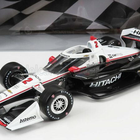 GREENLIGHT 1/18 CHEVROLET | TEAM PENSKE HITACHI N 2 INDIANAPOLIS INDY 500 INDYCAR SERIES 2022 J.NEWGARDEN | BLACK WHITE