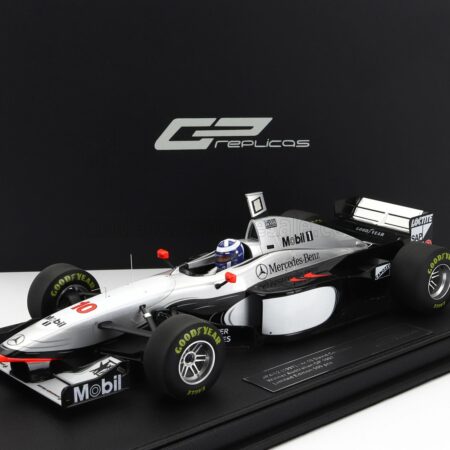 GP-REPLICAS 1/18 McLAREN | F1  MP4/12 MERCEDES N 10 WINNER AUSTRALIAN GP (with driver figure) 1997 DAVID COULTHARD | SILVER BLACK