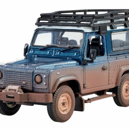 BRITAINS 1/32 LAND ROVER | LAND DEFENDER 90 MUDDY (DIRTY VERSION) 1984 | BLUE MET