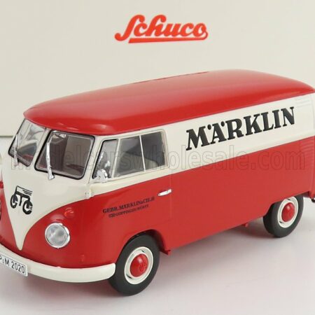 SCHUCO 1/32 VOLKSWAGEN | T1 VAN MARKLIN 1962 | RED WHITE