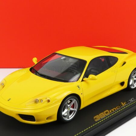 BBR-MODELS 1/18 FERRARI | 360 MODENA 1999 - F1 GEAR BOX - CAMBIO F1 - CON VETRINA - WITH SHOWCASE | YELLOW