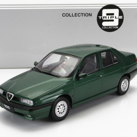 TRIPLE9 1/18 ALFA ROMEO | 155 1996 BLACK INTERIOR | GREEN MET