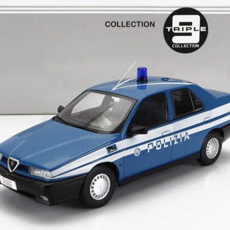 TRIPLE9 1/18 ALFA ROMEO | 155 POLIZIA (POLICE) 1996 | BLUE WHITE