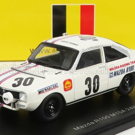 SPARK-MODEL 1/43 MAZDA | R100 M10A N 30 24h SPA 1969 HELDE - H.DE FIERLANT | WHITE RED