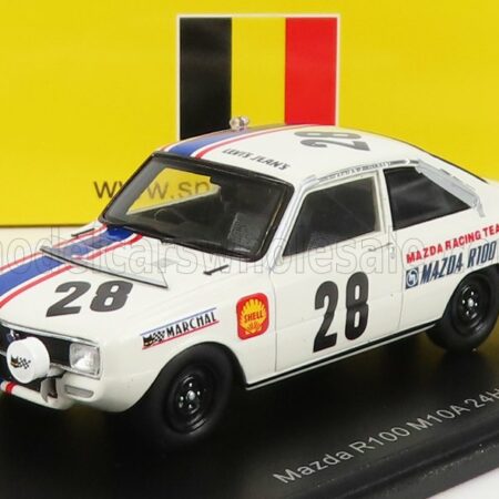 SPARK-MODEL 1/43 MAZDA | R100 M10A N 28 24h SPA 1969 M.KATAKURA - T.TAKECHI | WHITE BLUE