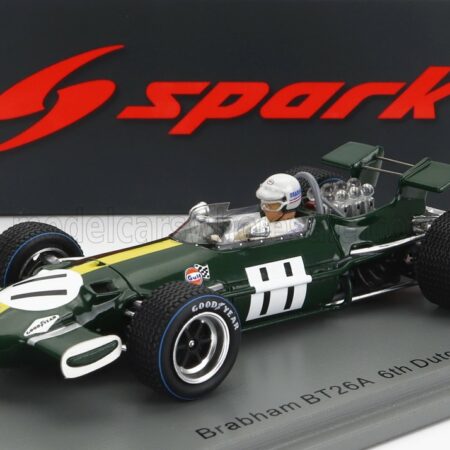 SPARK-MODEL 1/43 BRABHAM | F1  BT26A N 11 DUTCH GP 1969 J.BRABHAM | GREEN YELLOW