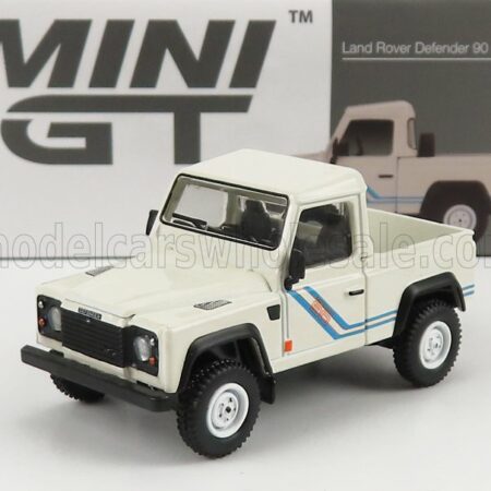 TRUESCALE 1/64 LAND ROVER | DEFENDER 90 PICK-UP OPEN 1983 LHD | WHITE