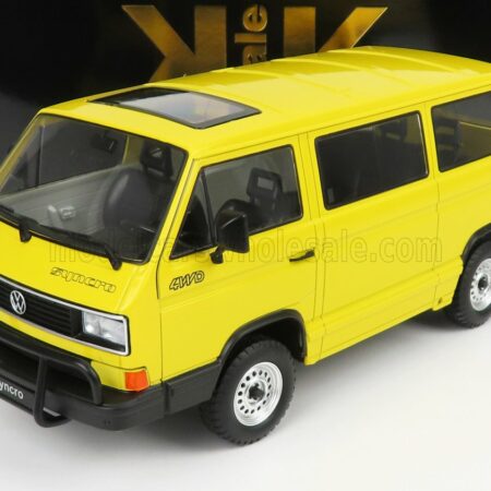 KK-SCALE 1/18 VOLKSWAGEN | T3 MINIBUS SYNCRO 1987 | YELLOW