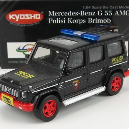 KYOSHO 1/64 MERCEDES BENZ | G-CLASS G55 AMG POLISI 2018 | BLACK