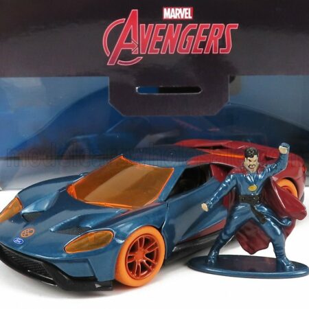 JADA 1/32 FORD USA | GT 2017 WITH DOCTOR STRANGE FIGURE | BLUE RED