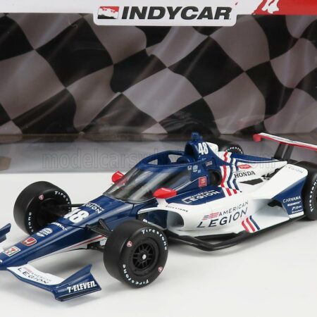 GREENLIGHT 1/18 HONDA | TEAM CHIP GANASSI RACING N 48 INDIANAPOLIS INDY 500 INDYCAR SERIES 2021 T.KANAAN | BLUE WHITE