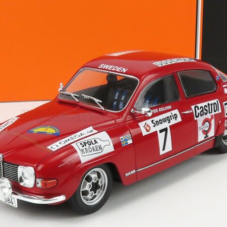 IXO-MODELS 1/18 SAAB | 96 V4 N 7 RALLY SWEDEN 1973 P.EKLUND - R.CARLSSON | RED