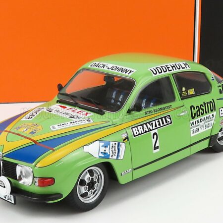 IXO-MODELS 1/18 SAAB | 96 V4 N 2 RALLY SWEDEN 1976 S.BLOMQUIST - H.SYLVAN | GREEN