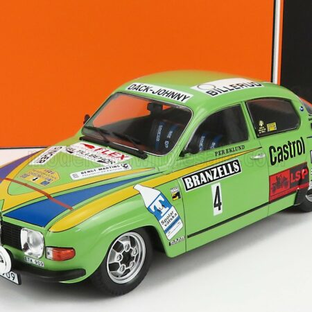 IXO-MODELS 1/18 SAAB | 96 V4 N 4 WINNER RALLY SWEDEN 1976 P.EKLUND - B.CEDERBERG | GREEN