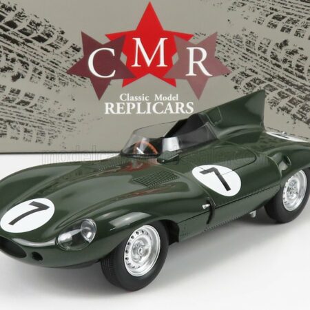 CMR 1/18 JAGUAR | D-TYPE TEAM JAGUAR CARS LTD N 7 24h LE MANS 1955 D.HAMILTON - T.ROLT | BRITISH RACING GREEN