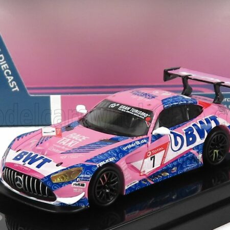 PARAGON-MODELS 1/64 MERCEDES BENZ | AMG GT3 TEAM GETSPEED PERFORMANCE N 7 3rd 24h NURBURUGRING 2021 M.GOTZ - D.JUNCADELLA - R.MARCIELLO | PINK BLUE WHITE