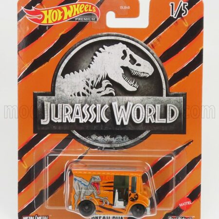 MATTEL HOT WHEELS 1/64 TRUCK | BREAD VAN - JURASSIC WORLD | ORANGE