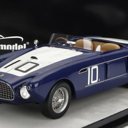 TECNOMODEL 1/18 FERRARI | 340 MEXICO SPIDER N 10 2nd PEBBLE BEACH 1953 B.SPEAR | BLUE WHITE