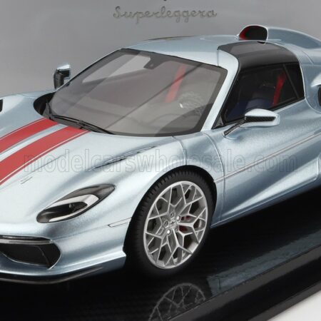 TECNOMODEL 1/18 TOURING | SUPERLEGGERA ARESE RH95 (CHASSIS AND ENGINE F-12) 2021 | SILVER RED