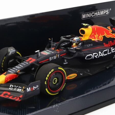 MINICHAMPS 1/43 RED BULL | F1  RB18 TEAM ORACLE RED BULL RACING N 11 CANADIAN GP 2022 SERGIO PEREZ | MATT BLUE YELLOW RED