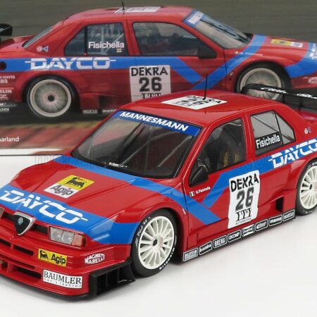 WERK83 1/18 ALFA ROMEO | 155 V6 TI TEAM ALFA CORSE N 26 DTM ITC 1995 GIANCARLO FISICHELLA | RED BLUE