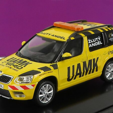 ABREX 1/43 SKODA | YETI SUV FACELIFT (RESTYLING) UAMK 2013 | YELLOW BLACK