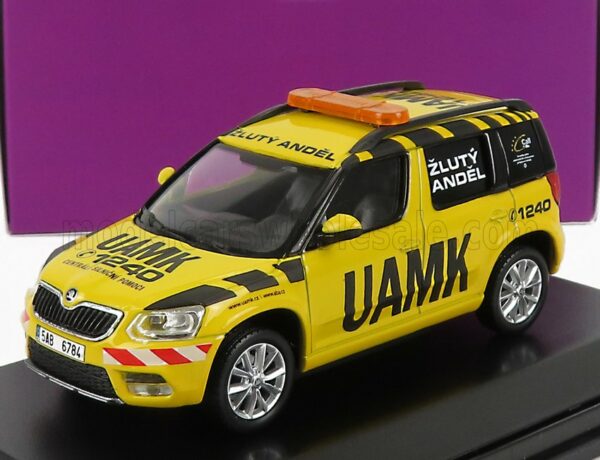 ABREX 1/43 SKODA | YETI SUV FACELIFT (RESTYLING) UAMK 2013 | YELLOW BLACK