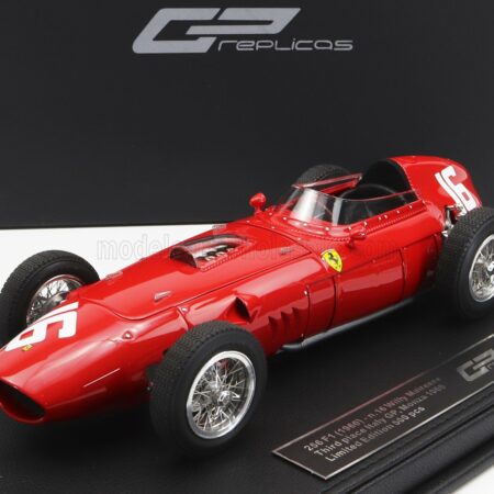 GP-REPLICAS 1/18 FERRARI | F1  246 SCUDERIA FERRARI N 16 3rd MONZA GP ITALY 1960 WILLY MAIRESSE | RED