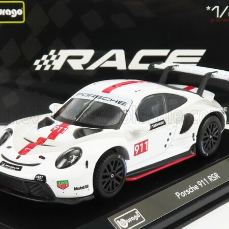 BURAGO 1/43 PORSCHE | 911 991 RSR N 911 COUPE 2019 | WHITE