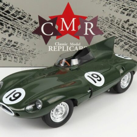 CMR 1/18 JAGUAR | D-TYPE B.S.CUNNINGHAM TEAM N 19 WINNER 12h SEBRING 1955 HAWTHORN - WALTERS | BRITISH RACING GREEN