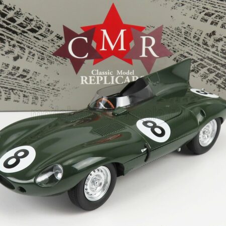 CMR 1/18 JAGUAR | D-TYPE JAGUAR CARS LTD TEAM N 8 24h LE MANS 1955 DON BEAUMAN - NORMAN DEWIS | BRITISH RACING GREEN