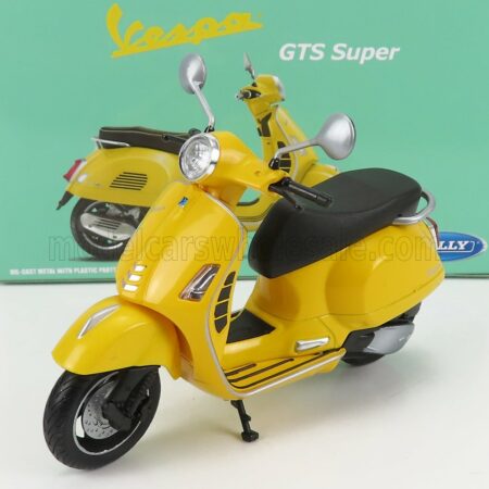 WELLY 1/12 PIAGGIO | VESPA GTS SUPER 2008 | YELLOW