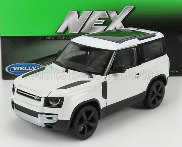 WELLY 1/26 LAND ROVER | NEW DEFENDER 90 2020 | WHITE BLACK