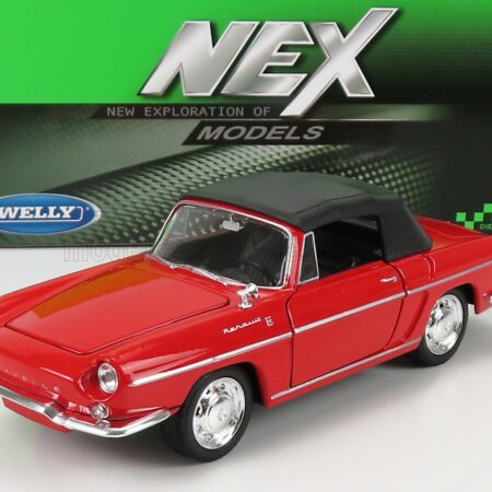 WELLY 1/24 RENAULT | CARAVELLE CABRIOLET SOFT-TOP CLOSED 1959 | RED BLACK