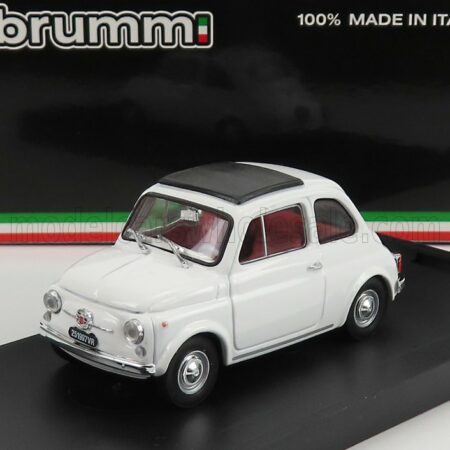 BRUMM 1/43 FIAT | 500F TETTO CHIUSO - CLOSED 1965 | BIANCO