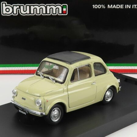 BRUMM 1/43 FIAT | 500R TETTO CHIUSO - CLOSED 1972 | AVORIO ANTICO