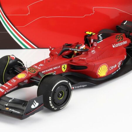 BBR-MODELS 1/18 FERRARI | F1-75 TEAM SCUDERIA FERRARI N 55 AUSTRALIAN GP 2022 CARLOS SAINZ | RED