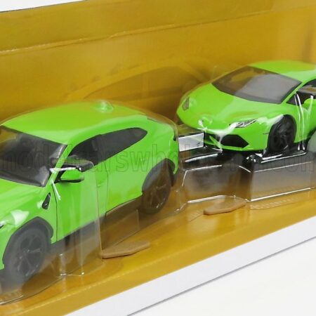 MAISTO 1/24 LAMBORGHINI | URUS 2018 WITH HURACAN LP640-4 PERFORMANTE 2017 + TRAILER | GREEN