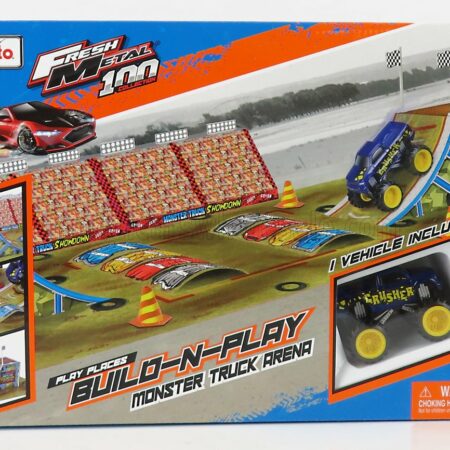 MAISTO 1/43 ACCESSORIES | DIORAMA - SET BUILD MONSTER TRUCK ARENA | GREY BLUE