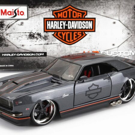 MAISTO 1/24 CHEVROLET | CAMARO Z/28 COUPE CUSTOM 1968 | GREY