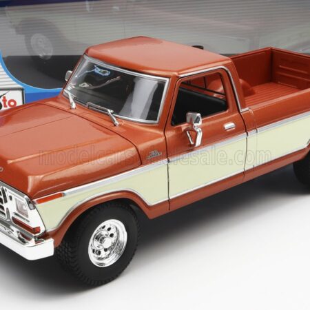 MAISTO 1/18 FORD USA | F-150 PICK-UP 1979 | BROWN WHITE