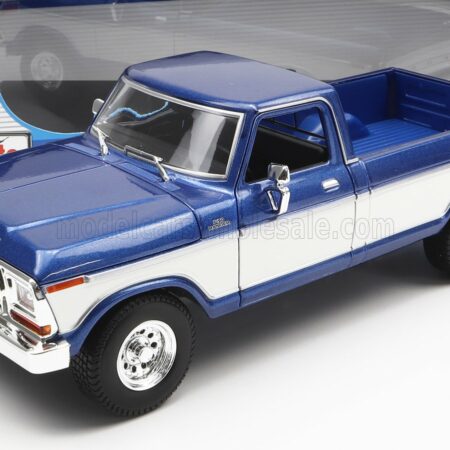 MAISTO 1/18 FORD USA | F-150 PICK-UP 1979 | BLUE WHITE